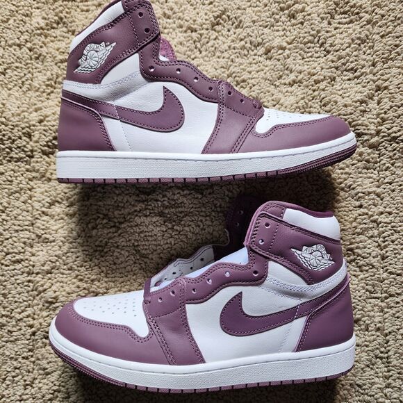Air Jordan 1 Retro OG High Mauve Brand New Sz 9.5 - Picture 2 of 10